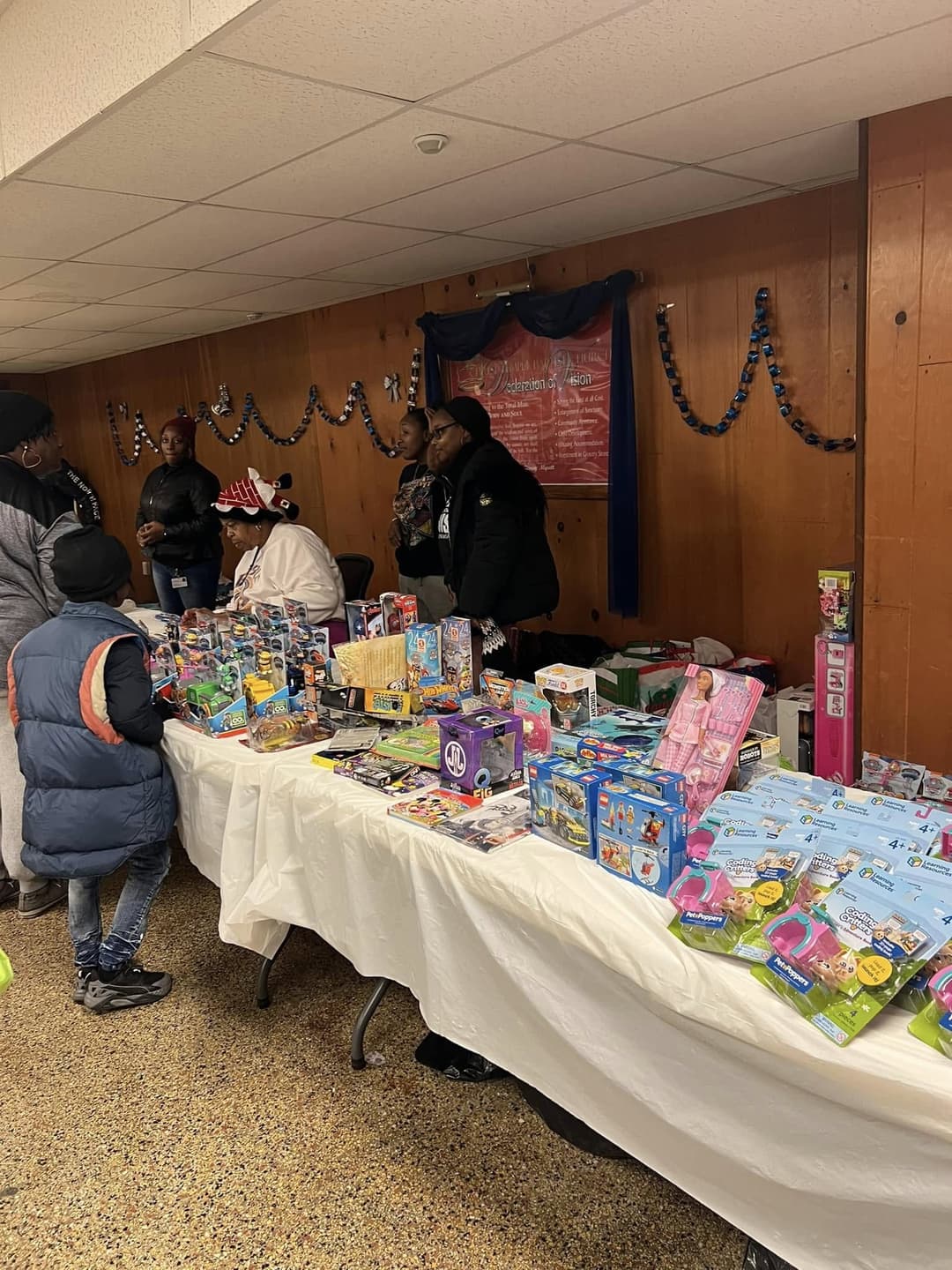 Christmas toy giveaway at Christ Temple Baptist Church