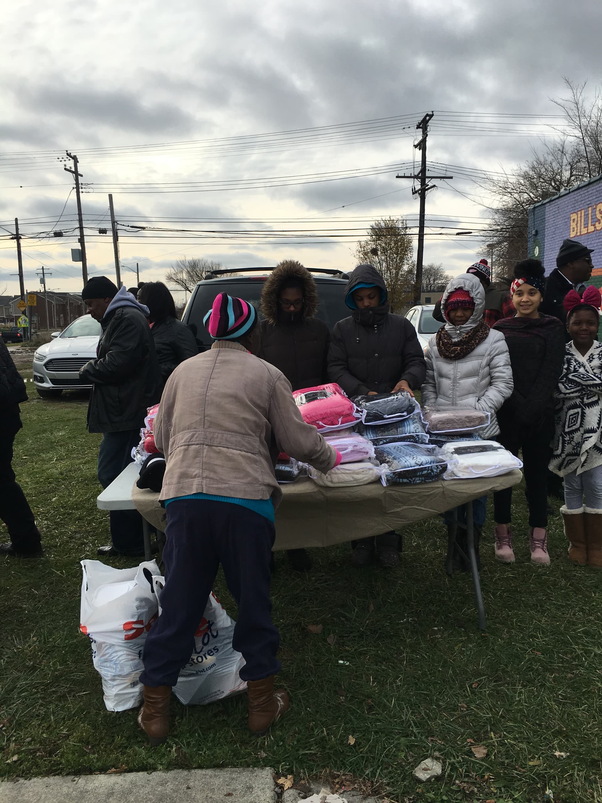 Generous Giving community distribution event in Detroit