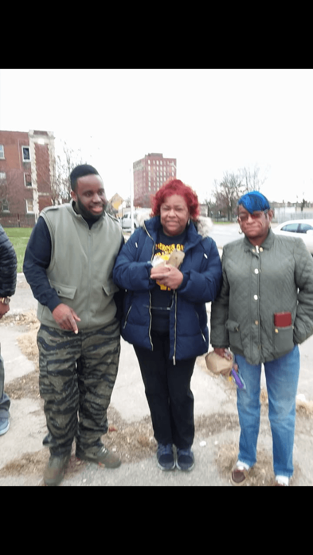 Community members together at a Generous Giving event in Detroit