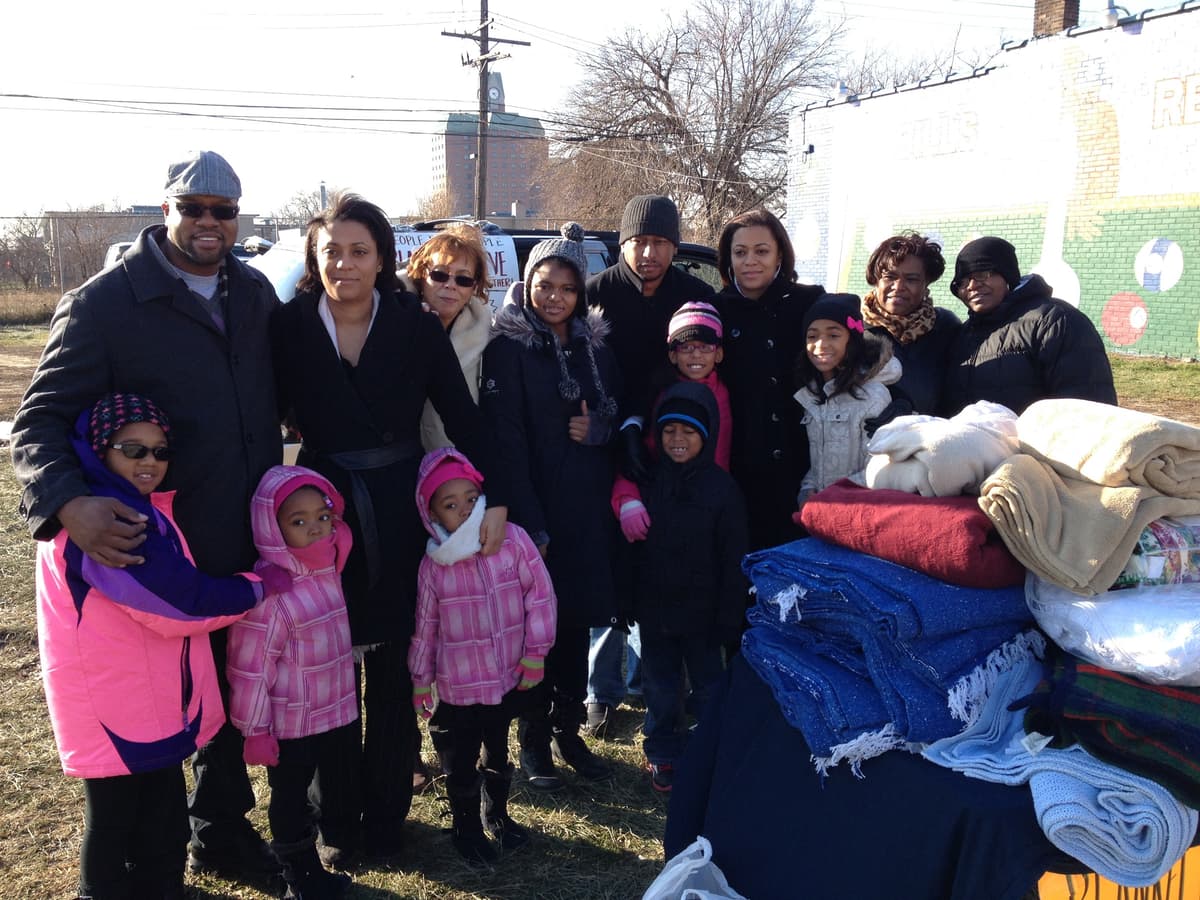 Family that showed tremendous support for Generous Giving